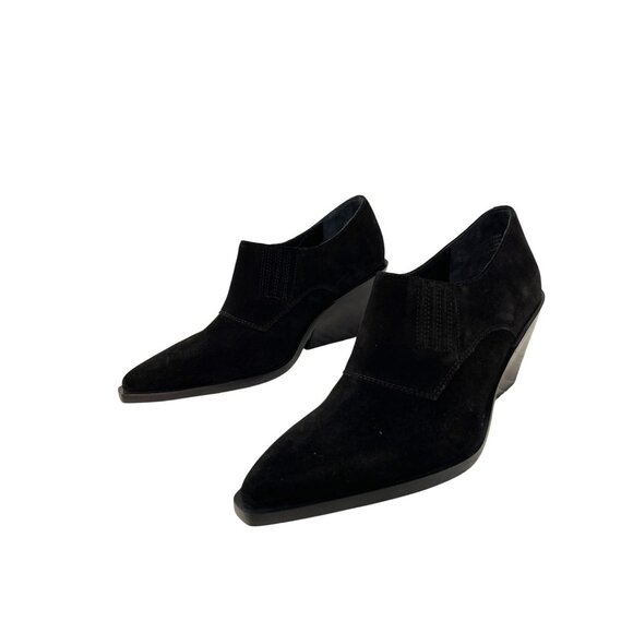 New Seychelles Black Suede Ankle Boots Bootie Seattle Sz 8 - Picture 6 of 9